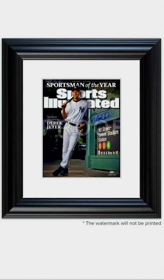 Fotografía Enmarcada Derek Jeter "Deportista del Año Sports Illustrated. Foto 3 de 3