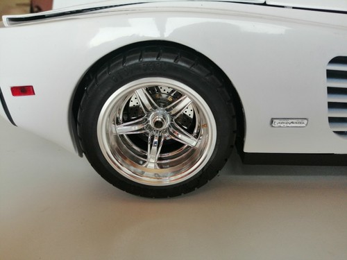 Ferrari F40 Testarossa 1 /8 POCHER CHROME DODGE CHARGER R/T 1/8 - Zdjęcie 8 z 8