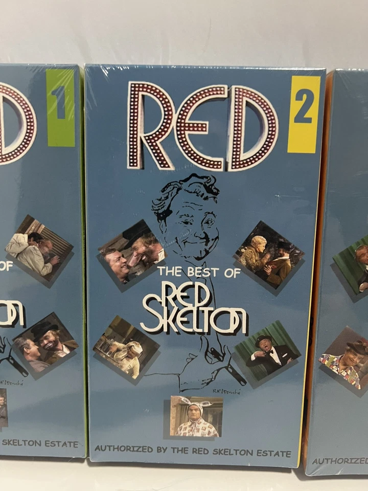 The Best Of Red Skelton w/Christmas Special 4-VHS Set Brand New Sealed - Image 4 of 4