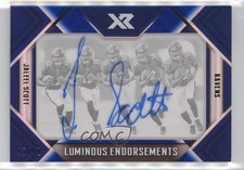 2018 Panini XR Luminous Endorsements Blue 49/49 Jaleel Scott #LE-35 Auto pm5