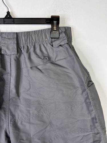 AFTCO Fishing Shorts Mens 34 Gray Nylon Outdoor Cargo Pockets Water Resistant - Picture 13 of 16