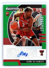 2020 Panini Prizm Draft Picks Jahmi'us Ramsey Prospect Autographs Green #PA-JR