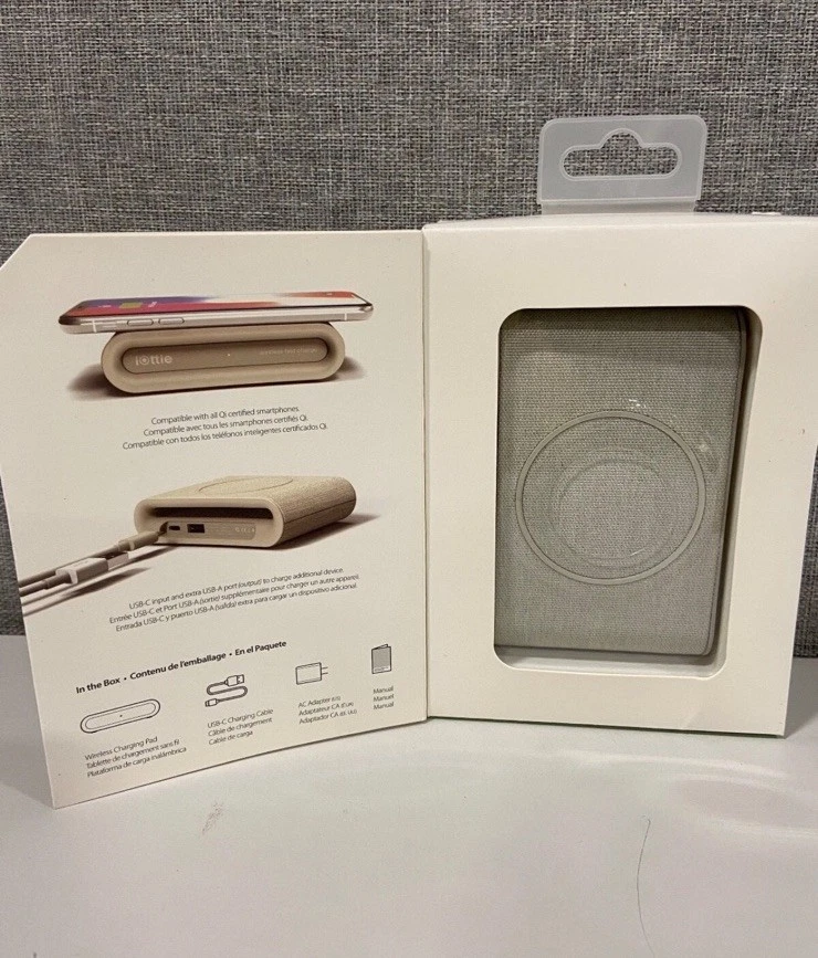 Mini cargador rápido inalámbrico iOttie iON almohadilla de carga Qi 7,5 W tostado nuevo Foto 2 de 4