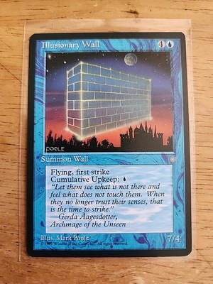 Illusionary Wall - Ice Age - MTG Magic - Common - Blue Creature 