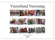 Narrentag Viererbund 2026 (Wandkalender 2026 DIN A3 quer), CALVENDO Monatskalend