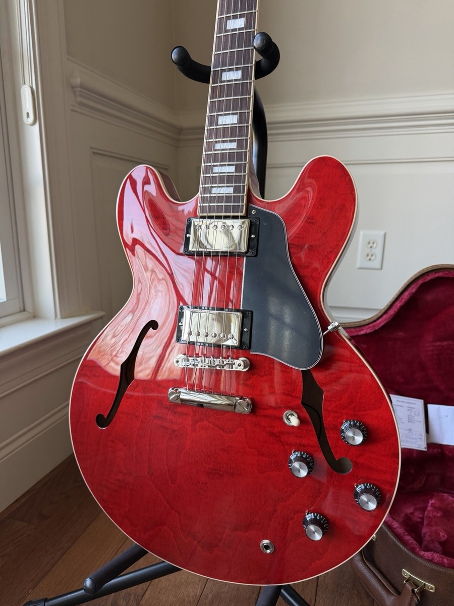 ES-335 レッド 2025 Gibson ES-335 Figured - Cherry Red | eBay