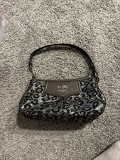 Coach Vtg Y2K Madison Ocelot Leopard Print Mi...
