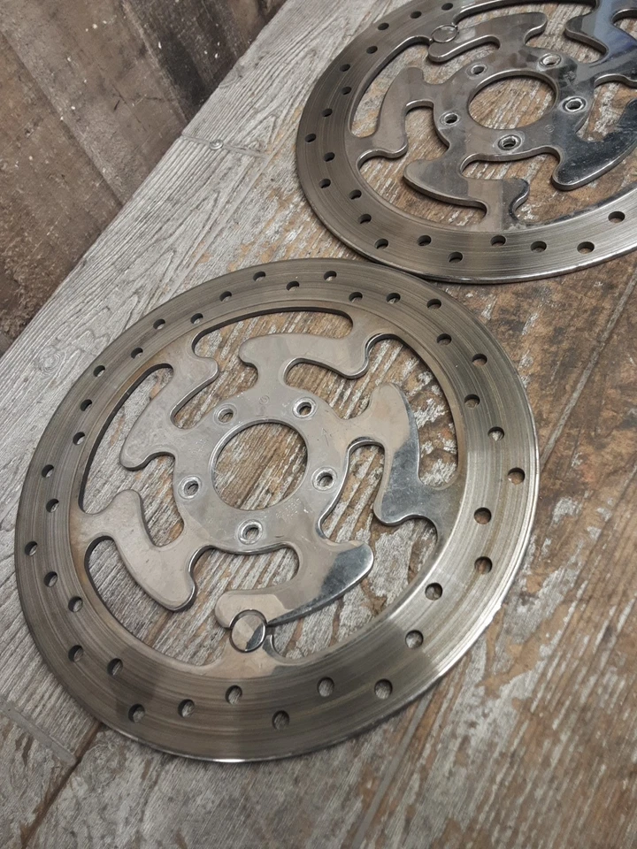 2008 Harley Davidson Electra Glide Ultra Front Disc Brake Rotors Pair BR-696 - Image 4 of 4