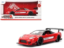 2002 Honda NSX-R RHD Diecast Model Car JDM Tuners 1/24 Bridgestone Red Black Top