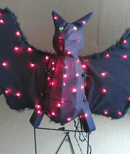 Halloween Animated Black BAT Motion Lighted Halloween Decor 120V