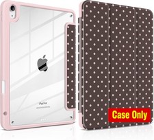 Case for iPad Air 11-inch M4 2026 / M3 2025 , Clear Acrylic Back, Trifold Stand