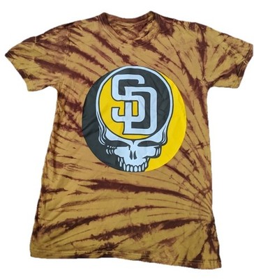 Rare New Grateful Dead Theme Game San Diego Padres Tie Dye 2022 Extra Large XL