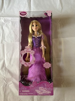 DISNEY STORE EXCLUSIVE RAPUNZEL 17'' SINGING DOLL TANGLED RARE NEW NIB
