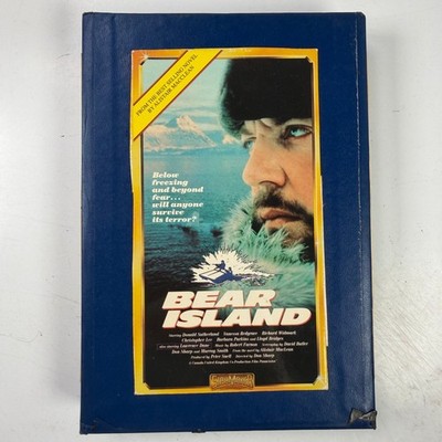 Bear Island VHS 1980 Action Adventure Thriller StarMakerS Book Case
