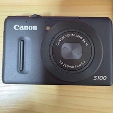 Canon PowerShot S100 Digital Camera 5x Optical Zoom Black Classic Mint