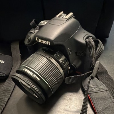 Canon Rebel T1i EOS 500D DSLR Camera Bundle   18-55mm IS & 55-250mm IS Lens+Bag