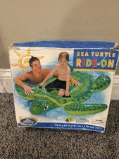 INTEX Ride-On Sea Turtle One Ride 75 x 67 Pool Water Swimming Sun New In Box