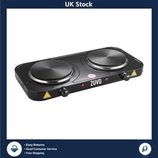 Versatile 2000W Stainless Steel Hot Plate - Ideal for Indoor & Outdoor Cooking