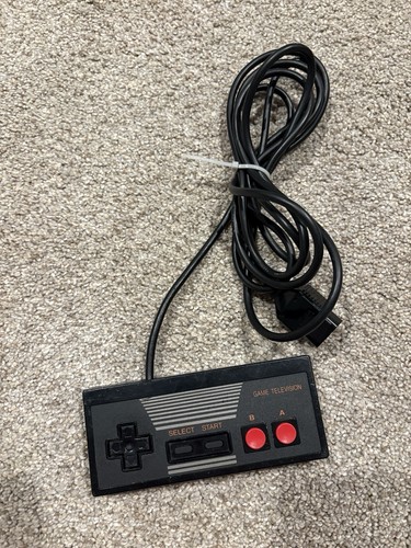 1989 Sharp NES TV Nintendo Game Television Black Controller Authentic OEM