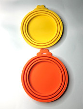 2 Pack Pet Food Can Covers Universal Can Lids Safe/Silicone Dogs Cats and more