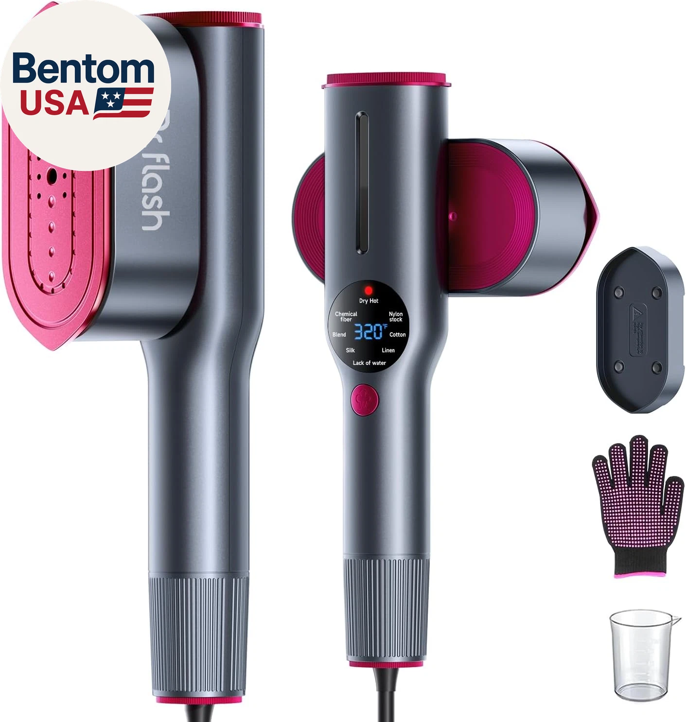 2-In-1 Steamer & Iron for Clothes,15S Fast Heat-Up 1200W Portable Handheld Garme
Opens in a new wind