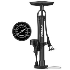 VOGORA Bike Pump with Pressure Gauge, Bicycle Pump with Presta  Schrader Valv...