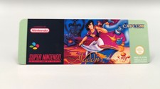 Étiquette / Sticker de Remplacement Aladdin SNES Super Nintendo