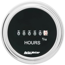 Autometer 2587 2-116 In Hourmeter Gauge Autometer 2587 2-116 In Hourmeter Gauge
