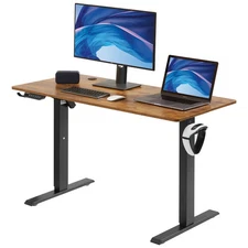Uimoso Adjustable Height Standing Desk 47.2" x 23.6" Electric for Home & Office