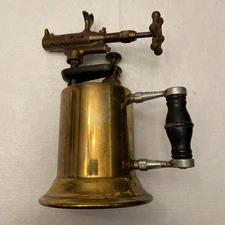 Vintage Antique Clayton & Lambert Brass Blow Torch Made in USA 1921