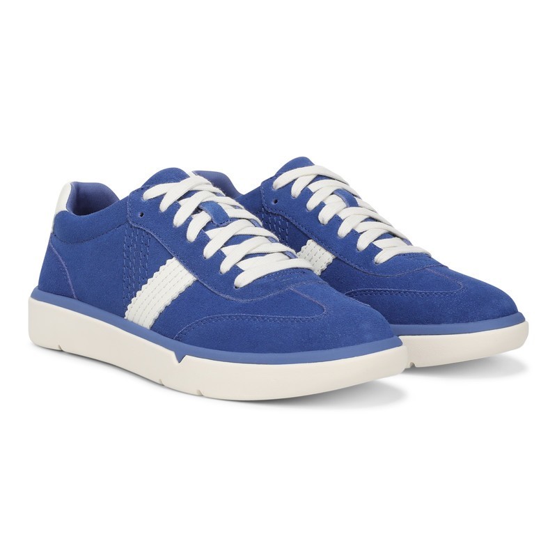 Vionic City Walk Blue Suede Orthotic Comfort Arch Support Trainers UK 4 RRP£125