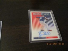 ryan borucki rookie auto americas pastime 2019 numberred/99