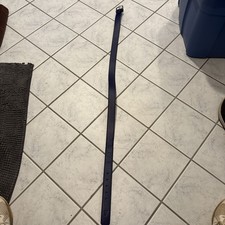 New Era Blue Leather 30in-50in Baseball Belt - New