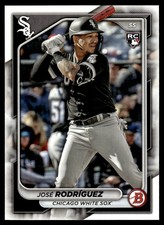 Jose Rodriguez RC 2024 Bowman #52 Chicago White Sox 29369 Baseball Card