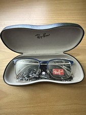 RAY-BAN RB 6494 3155 BLUE ON SILVER EYEGLASSES FRAME 54-18-145mm