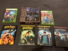 Harry Potter Bundle - DVD's years 1 - 4,  two Lego Xbox 360 Games, and a Puzzle