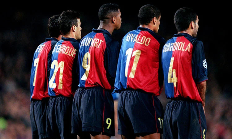Barcelona FC Home - UEFA Champion League 99/00 - RIVALDO #11