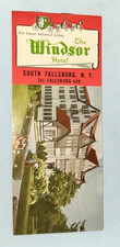 Vintage The Windsor Hotel South Fallsburg NY Brochure