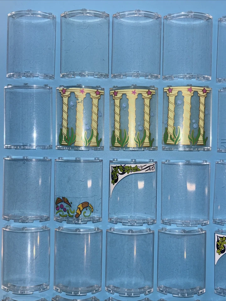 Lego Cuartos Cilindros Transparentes 46361 35276 30562 Lote De 30 Ventanas Panel Construcción Foto 2 de 4