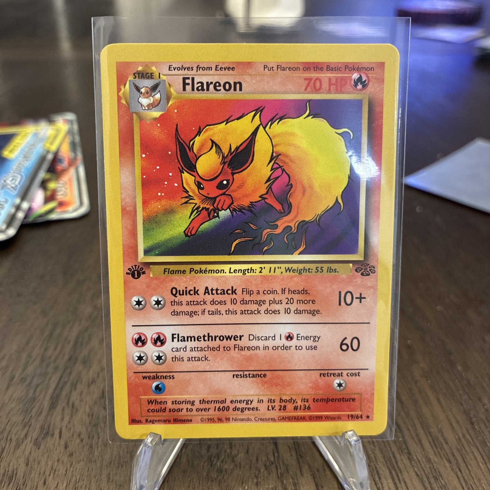 NM 1st Edition Flareon 19/64 Jungle Regular  