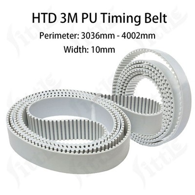 Zahnriemen HTD-Profil 3M Breite 10mm Geschlossener Polyurethan Riemen Stahlkern