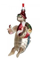 Gift Company [W0526] HäNger SchildkröTe Mit Rettungsring, Mehrfarbig 8X14X5,2Cm