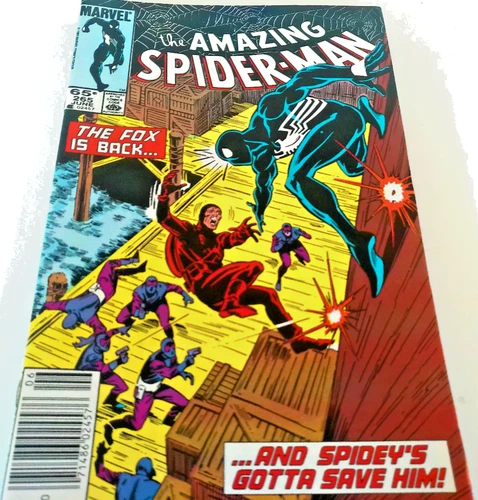 Amazing Spider Man # 265--Black Costume-Return of The Fox--Tom DeFalco--1985--VF