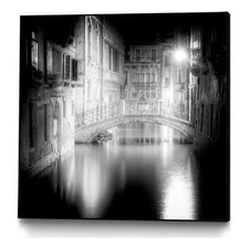 Giant Art Canvas  20x20 Venice Framed in Multi-Color