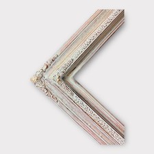 9 X 12 In stock-Traditional compo ornate wood frame, Rose Gold, wood picture