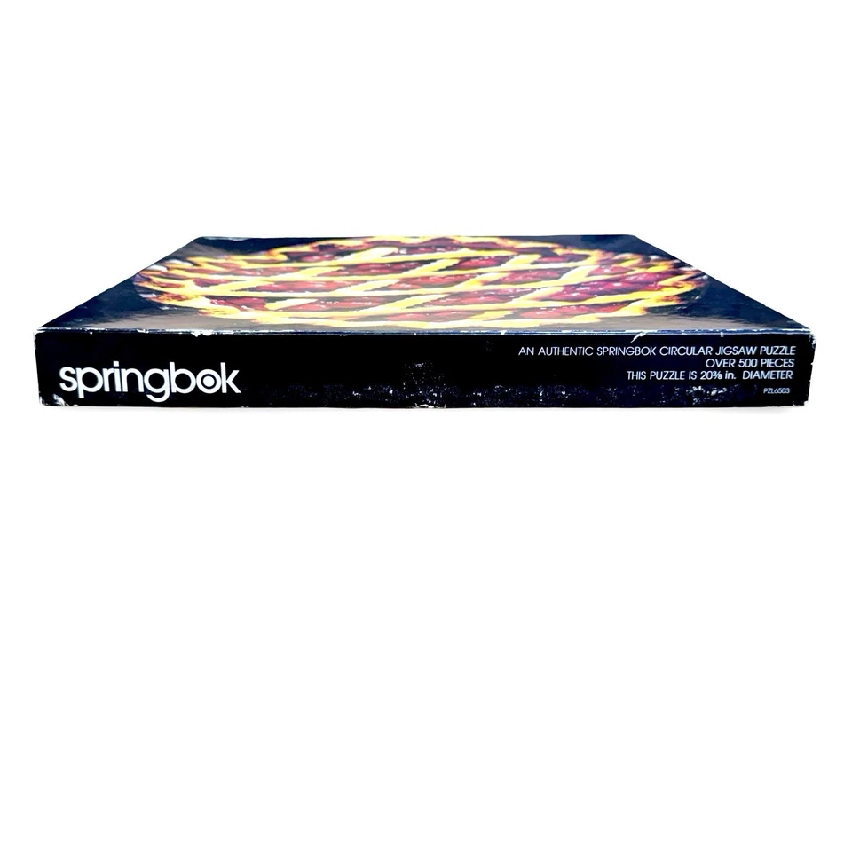 Springbok Good Ol’ Cherry Pie Puzzle 20.5” Circular 500+ Pieces Vintage Box - Image 3 of 4