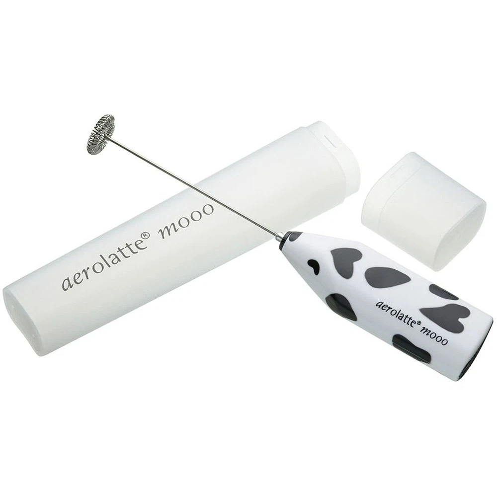 Aerolatte Mooo Milk Frother Cow Print Handheld Whisk with Case – Battery
Opens in a new window or ta