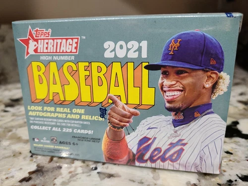 2021 Topps Heritage High Numbers Baseball Cards Factory Sealed Blaster Box 
