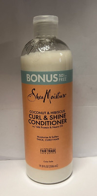Shea Moisture Coconut & Hibiscus Curl & Shine Conditioner 19.8 fl. oz.