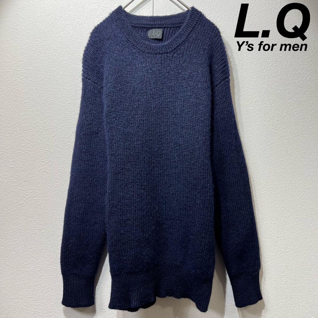 トップス Yohji Yamamoto 90s Blue L/S Knit Yohji Yamamoto 90s Blue L/S Knit